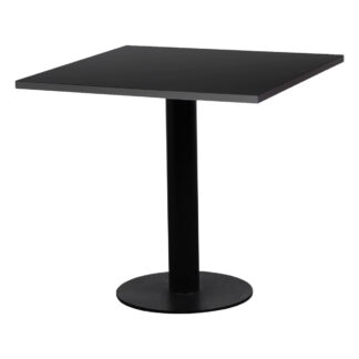 Bistro Tisch schwarz 70x70